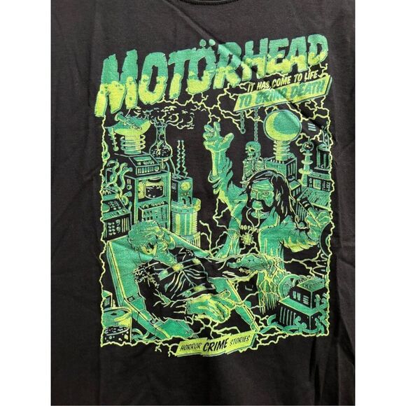 Motorhead Horror Crime Stories T-shirt size Medium - Picture 2 of 2